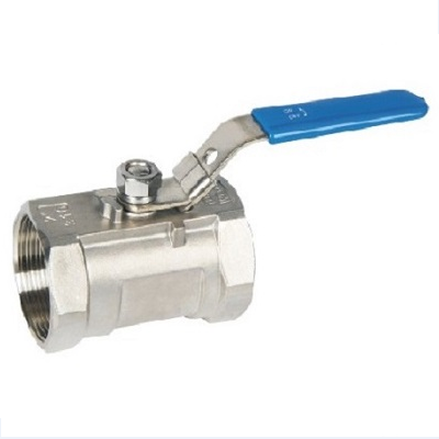 One-piece screw ball valve