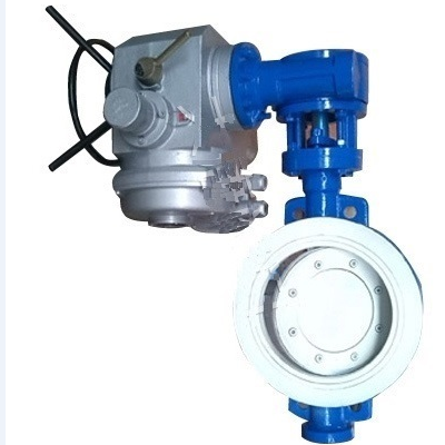 Electric-control ceramic butterfly valve