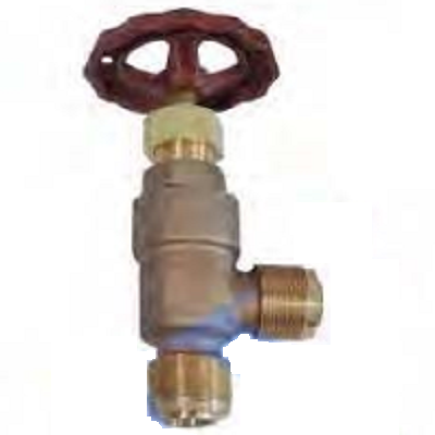 Germany standard angle screw globe valve
