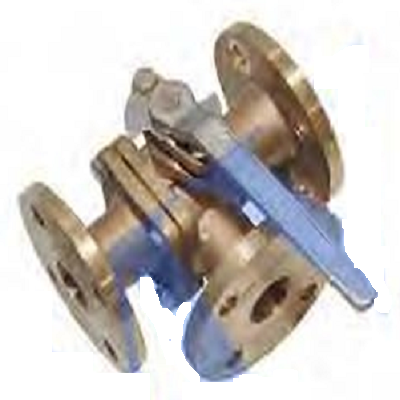 Germany standard three-way ball valve