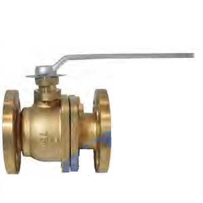 US standard two-piece bronze ball valve